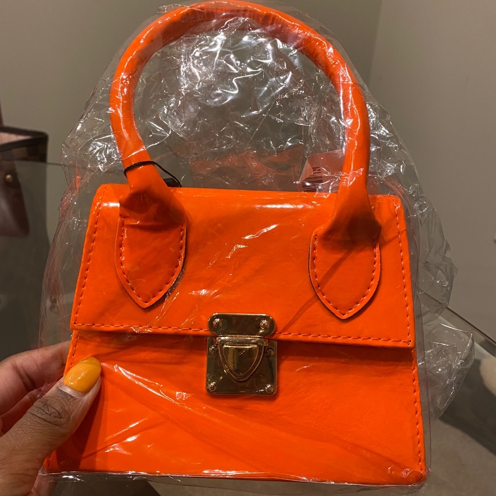Orange purse